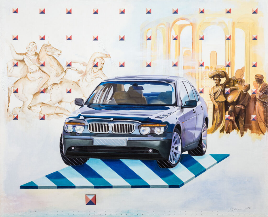 Ohne Titel, 2002, Öl auf Leinwand, ca. ca. 100x80 cm